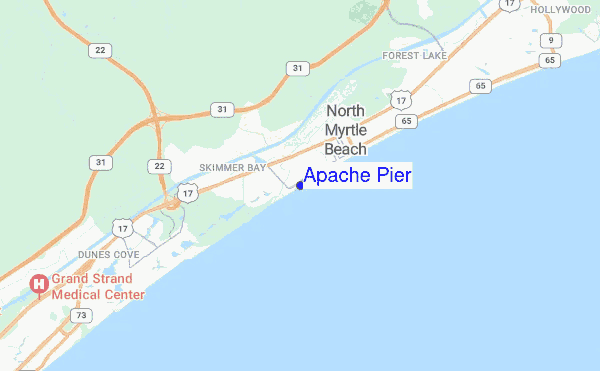 Apache Pier Tide Chart