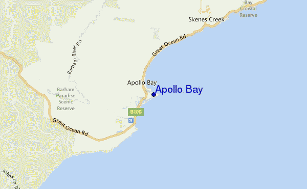 Apollo Bay location map