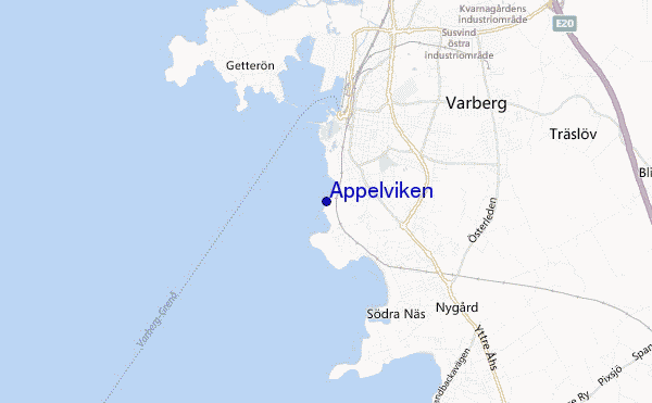 Appelviken location map