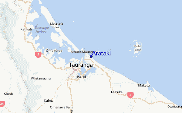 Arataki Location Map