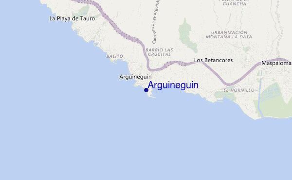 Arguineguin location map