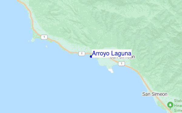 Arroyo Laguna location map