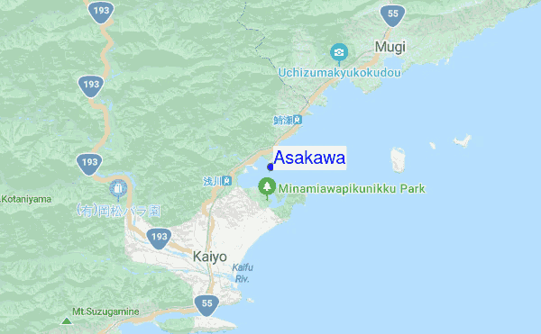 Asakawa location map