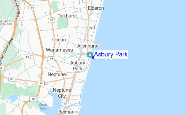 Asbury Park location map