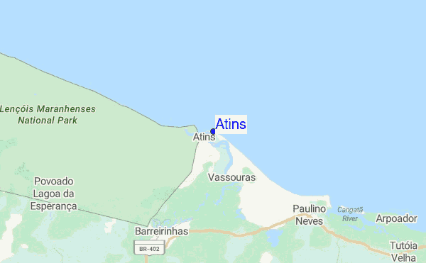 Atins Location Map
