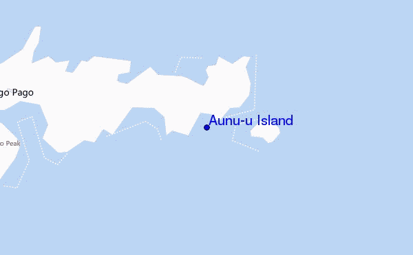 Aunu'u Island location map