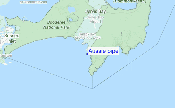 Aussie pipe location map