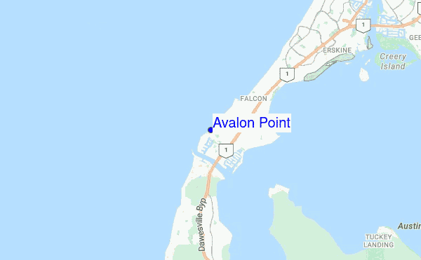 Avalon Point location map