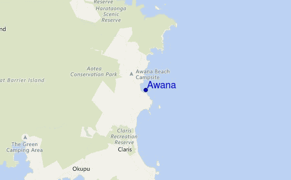Awana location map