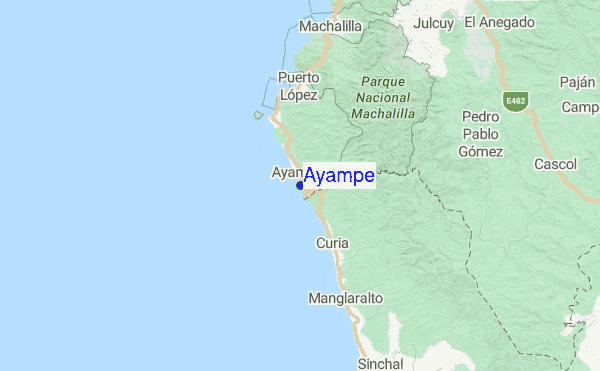 Ayampe Location Map