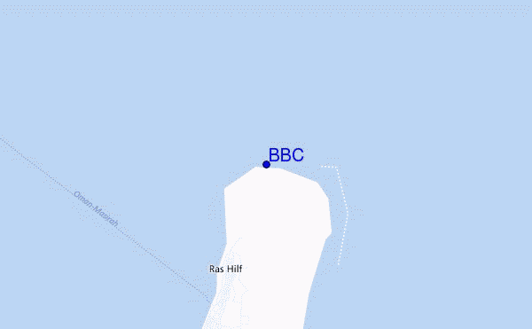 BBC location map