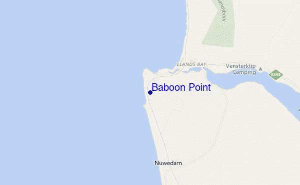 Baboon Point location map