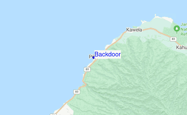 Backdoor location map