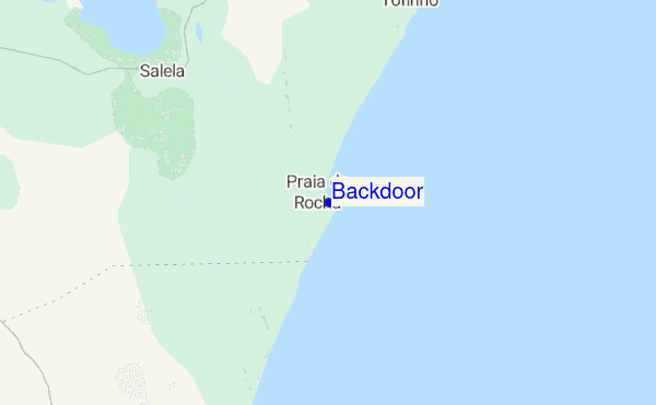 Backdoor location map