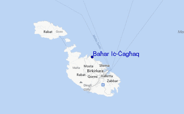 Baħar Iċ-Ċagħaq Location Map