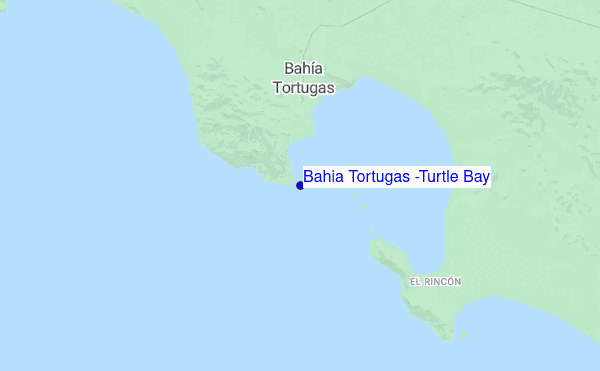 Bahia Tortugas (Turtle Bay) location map