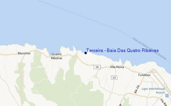 Terceira - Baia Das Quatro Ribeiras location map