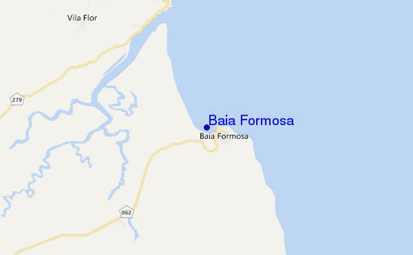 Baia Formosa location map