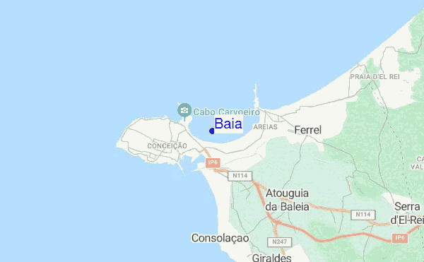 Baia location map