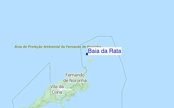 Baia da Rata location map