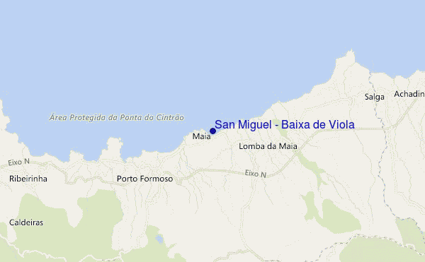 San Miguel - Baixa de Viola location map