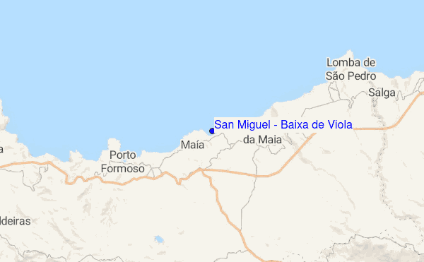 San Miguel - Baixa de Viola location map