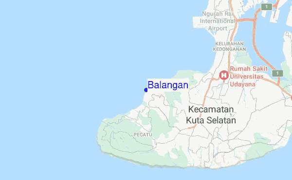 Balangan location map