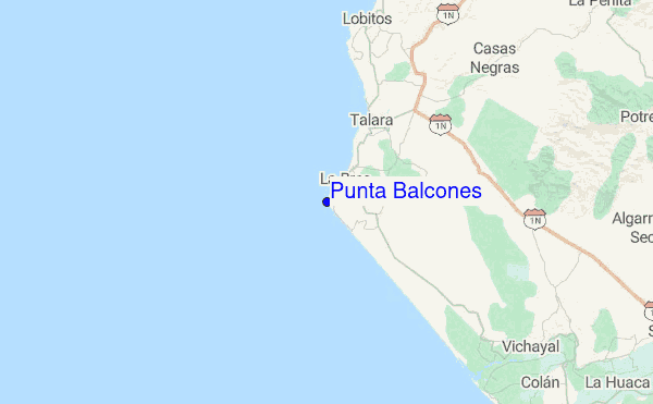 Punta Balcones Location Map