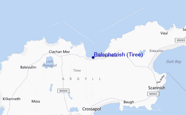 Balephetrish (Tiree) location map
