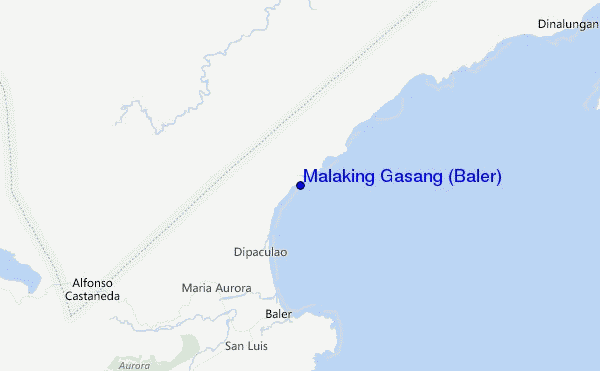 Malaking Gasang (Baler) Location Map