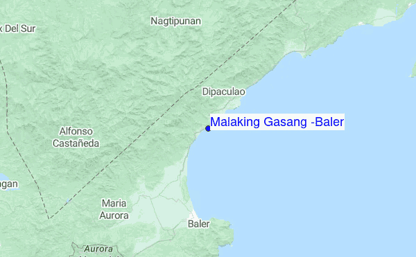 Malaking Gasang (Baler) Location Map