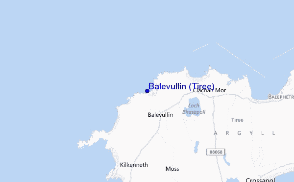 Balevullin (Tiree) location map