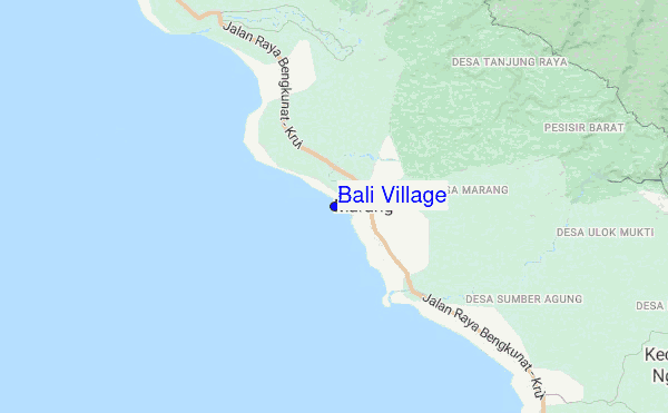 Bali Village location map