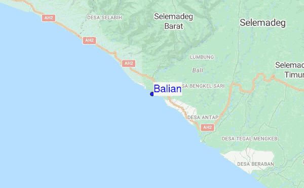 Balian location map