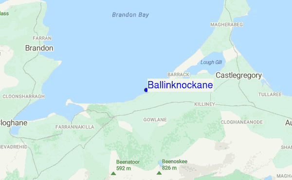 Ballinknockane location map