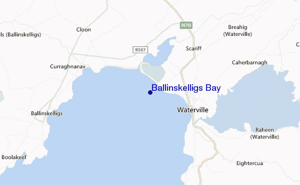 Ballinskelligs Bay location map