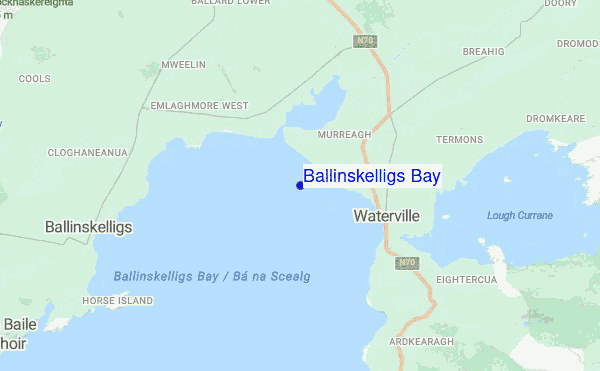 Ballinskelligs Bay location map