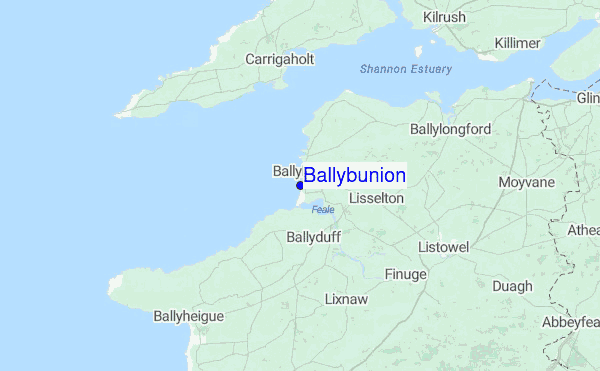 Ballybunion Location Map