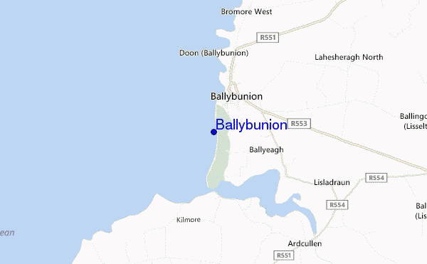 Ballybunion location map