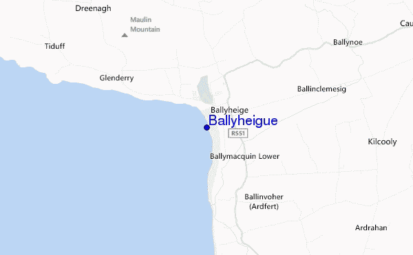 Ballyheigue location map