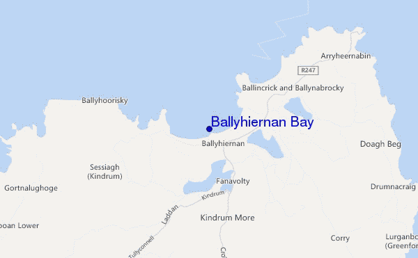 Ballyhiernan Bay location map