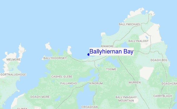 Ballyhiernan Bay location map