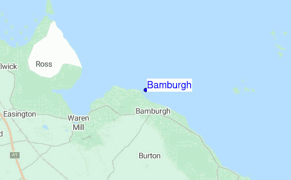 Bamburgh location map