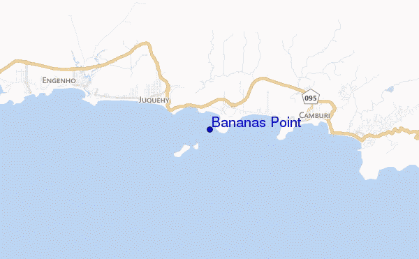 Bananas Point location map