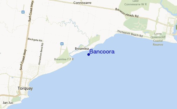 Bancoora location map
