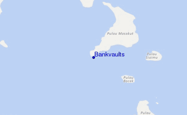 Bankvaults location map
