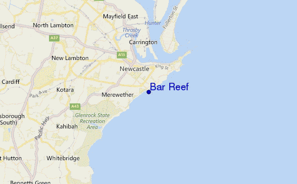 Bar Reef location map