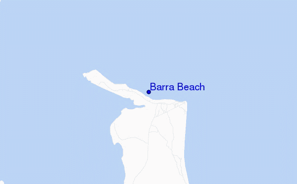 Barra Beach location map