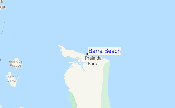 Barra Beach location map