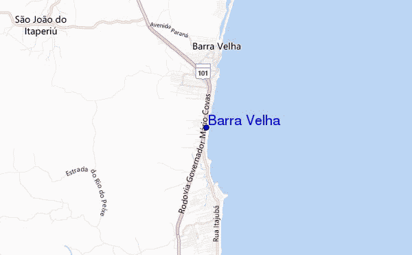 Barra Velha location map